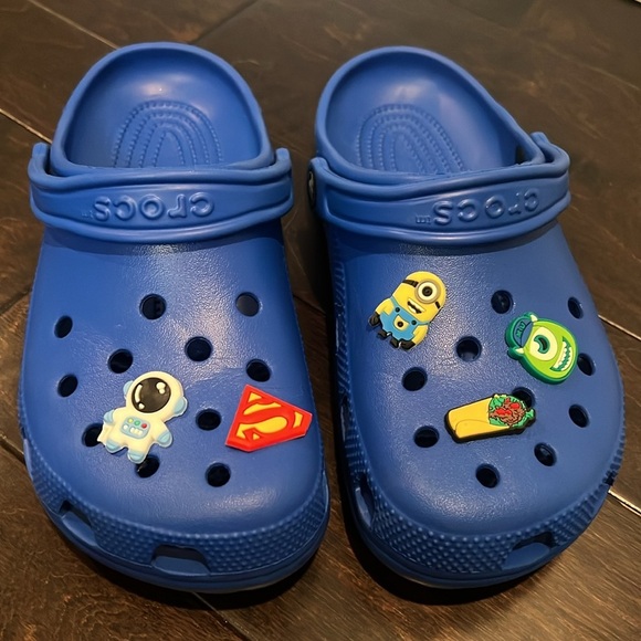 Crocs Blue unisex men’s size 6 EUC - Picture 2 of 10